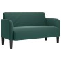 Sofá Loveseat verde oscuro 109 cm terciopelo de , Sofás - Ref: Foro24-4100589, Precio: 188,26 €, Descuento: %