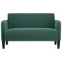 Sofá Loveseat verde oscuro 109 cm terciopelo de , Sofás - Ref: Foro24-4100589, Precio: 188,26 €, Descuento: %