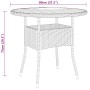 Juego de comedor de jardín 5 piezas ratán sintético gris de vidaXL, Conjuntos de jardín - Ref: Foro24-3058493, Precio: 316,69...