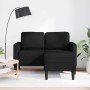 Sofá 2 plazas con chaise longue en forma de L negro 125 cm de , Sofás - Ref: Foro24-4107083, Precio: 202,05 €, Descuento: %