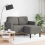 Sofá de 2 plazas con chaise longue en forma L gris claro 125 cm de , Sofás - Ref: Foro24-4107076, Precio: 313,87 €, Descuento: %