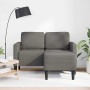 Sofá de 2 plazas con chaise longue en forma L gris claro 125 cm de , Sofás - Ref: Foro24-4107076, Precio: 313,87 €, Descuento: %