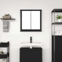 Mueble de baño de pared con espejo roble negro 60x21x60 cm de , Tocadores de baño - Ref: Foro24-861897, Precio: 70,40 €, Desc...