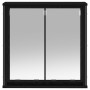Mueble de baño de pared con espejo roble negro 60x21x60 cm de , Tocadores de baño - Ref: Foro24-861897, Precio: 70,40 €, Desc...