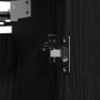 Mueble de baño de pared con espejo roble negro 60x21x60 cm de , Tocadores de baño - Ref: Foro24-861897, Precio: 70,40 €, Desc...