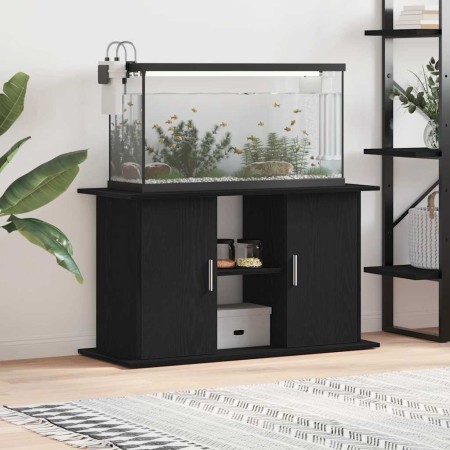 Soporte para acuario de madera de roble negro 101x41x58 cm de , Soportes para acuarios - Ref: Foro24-862153, Precio: 99,20 €,...