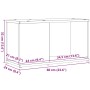 Mueble de TV de madera de roble negro 60x24x32 cm de , Muebles TV - Ref: Foro24-862077, Precio: 31,19 €, Descuento: %