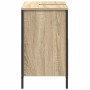 Mueble de baño con lavabo y cajones roble Sonoma 60x34,5x60 cm de , Tocadores de baño - Ref: Foro24-861883, Precio: 66,59 €, ...