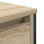 Mueble de baño con lavabo y cajones roble Sonoma 60x34,5x60 cm de , Tocadores de baño - Ref: Foro24-861883, Precio: 66,59 €, ...