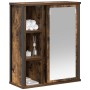Mueble de baño de pared con espejo roble ahumado 50x21x60 cm de , Tocadores de baño - Ref: Foro24-861904, Precio: 63,34 €, De...