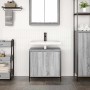 Mueble de baño con lavabo gris Sonoma 60x34,5x60 cm de , Tocadores de baño - Ref: Foro24-861895, Precio: 62,44 €, Descuento: %