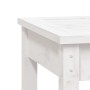 Banco de jardín madera maciza pino blanco 109x44x45 cm de vidaXL, Bancos de jardín - Ref: Foro24-824005, Precio: 71,18 €, Des...