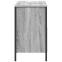 Mueble de baño con lavabo gris Sonoma 60x34,5x60 cm de , Tocadores de baño - Ref: Foro24-861895, Precio: 62,44 €, Descuento: %