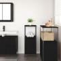 Mueble de baño con estantes roble negro 36x35x95 cm de , Tocadores de baño - Ref: Foro24-861912, Precio: 53,98 €, Descuento: %