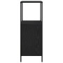 Mueble de baño con estantes roble negro 36x35x95 cm de , Tocadores de baño - Ref: Foro24-861912, Precio: 53,98 €, Descuento: %