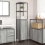 Mueble de baño con estantes gris Sonoma 36x35x165 cm de , Tocadores de baño - Ref: Foro24-861910, Precio: 74,17 €, Descuento: %