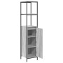 Mueble de baño con estantes gris Sonoma 36x35x165 cm de , Tocadores de baño - Ref: Foro24-861910, Precio: 74,17 €, Descuento: %