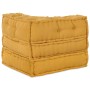 Puf modular de tela amarillo 70x70x54 de , Cojines para sillas y sofás - Ref: Foro24-4019037, Precio: 150,89 €, Descuento: %
