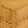 Puf modular de tela amarillo 70x70x54 de , Cojines para sillas y sofás - Ref: Foro24-4019037, Precio: 150,89 €, Descuento: %