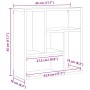 Estante de pared de madera ingeniería roble negro 45x16x45 cm de , Estantes y estanterías - Ref: Foro24-862511, Precio: 31,07...