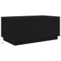 Mesa de centro con luces LED roble negro 90x50x40 cm de , Mesas de centro - Ref: Foro24-862260, Precio: 93,27 €, Descuento: %
