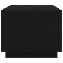 Mesa de centro con luces LED roble negro 90x50x40 cm de , Mesas de centro - Ref: Foro24-862260, Precio: 93,27 €, Descuento: %