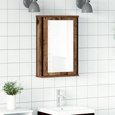 Mueble de baño con espejo de madera antigua 42x12x60 cm de , Tocadores de baño - Ref: Foro24-862229, Precio: 49,67 €, Descuen...