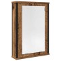 Mueble de baño con espejo de madera antigua 42x12x60 cm de , Tocadores de baño - Ref: Foro24-862229, Precio: 49,67 €, Descuen...