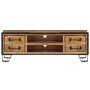 Mueble para TV con cajones madera maciza de mango 120x30x40 cm en Muebles TV | Comprar online en Foru.es
