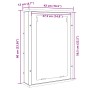 Mueble de baño con espejo de madera antigua 42x12x60 cm de , Tocadores de baño - Ref: Foro24-862229, Precio: 49,67 €, Descuen...