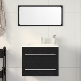 Mueble de baño para lavabo de roble negro 60x38,5x48 cm de , Muebles de baño - Ref: Foro24-862028, Precio: 69,99 €, Descuento: %