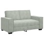 Juego de sofás con cojines 2 piezas terciopelo gris claro de , Sofás - Ref: Foro24-3324700, Precio: 455,87 €, Descuento: %