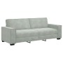 Juego de sofás con cojines 2 piezas terciopelo gris claro de , Sofás - Ref: Foro24-3324700, Precio: 455,87 €, Descuento: %