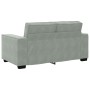 Juego de sofás con cojines 2 piezas terciopelo gris claro de , Sofás - Ref: Foro24-3324700, Precio: 455,87 €, Descuento: %