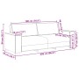 Juego de sofás con cojines 2 piezas terciopelo gris claro de , Sofás - Ref: Foro24-3324700, Precio: 455,87 €, Descuento: %