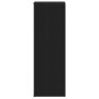 Zapatero de madera de roble negro 54x34x100,5 cm de , Zapateros y organizadores de calzado - Ref: Foro24-862423, Precio: 94,6...