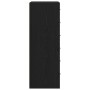 Aparador con 6 cajones roble negro 50x34x96cm madera ingeniería de , Aparadores - Ref: Foro24-862442, Precio: 124,93 €, Descu...