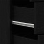 Aparador con 6 cajones roble negro 50x34x96cm madera ingeniería de , Aparadores - Ref: Foro24-862442, Precio: 124,93 €, Descu...