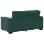 Juego de sofás con cojines 2 piezas terciopelo verde oscuro de , Sofás - Ref: Foro24-3324702, Precio: 484,38 €, Descuento: %