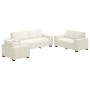 Juego de sofás con cojines 3 piezas terciopelo crema de , Sofás - Ref: Foro24-3324626, Precio: 652,41 €, Descuento: %