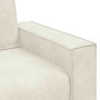 Juego de sofás con cojines 3 piezas terciopelo crema de , Sofás - Ref: Foro24-3324626, Precio: 652,41 €, Descuento: %
