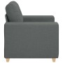 Sillón de tela gris oscuro 60 cm de , Sofás - Ref: Foro24-4105059, Precio: 161,51 €, Descuento: %