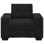 Sillón de terciopelo negro 60 cm de , Sofás - Ref: Foro24-4105103, Precio: 184,89 €, Descuento: %