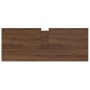 Mueble de baño con lavabo y cajones roble marrón 90x34,5x60 cm de , Tocadores de baño - Ref: Foro24-861881, Precio: 81,32 €, ...