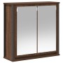 Set de muebles baño 2 pzas madera contrachapada marrón roble de , Muebles de baño - Ref: Foro24-3328368, Precio: 126,95 €, De...