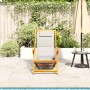 Silla de playa plegable con reposabrazos gris claro de , Sillas de jardín - Ref: Foro24-4108068, Precio: 87,23 €, Descuento: %