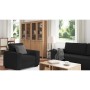 Conjunto de sofá de 3 piezas con cojines de tela negra de , Sofás - Ref: Foro24-3324651, Precio: 651,28 €, Descuento: %