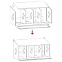 Nido para gallinas con 4 compartimentos plateado galvanizado de , Jaulas y habitáculos para animales pequeños - Ref: Foro24-8...