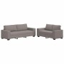 Juego de sofás con cojines 2 piezas tela gris taupe de , Sofás - Ref: Foro24-3324737, Precio: 475,09 €, Descuento: %