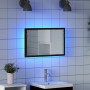 Espejo de baño con luces LED roble negro 60x8,5x37 cm de , Tocadores de baño - Ref: Foro24-862547, Precio: 53,81 €, Descuento: %